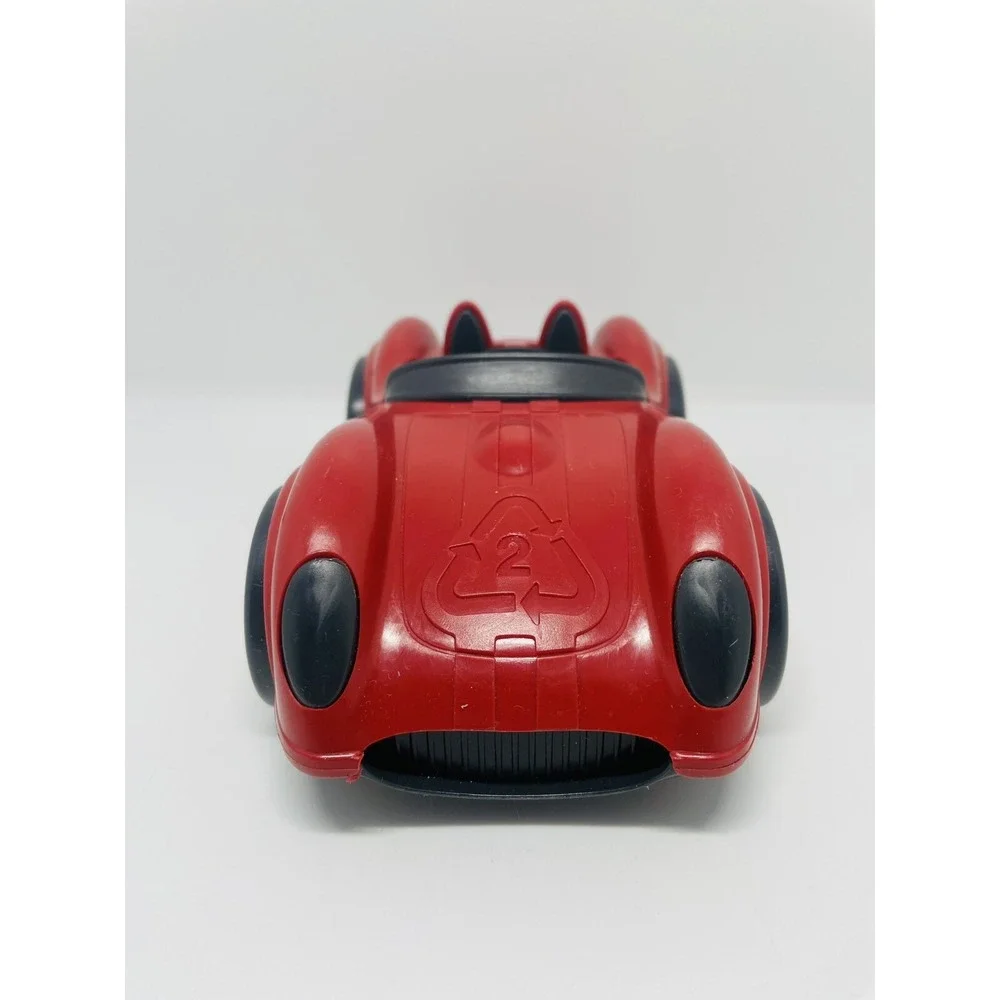 Vintage Green Toys Red Race Car Toy Made In USA Antique‎ Race Car